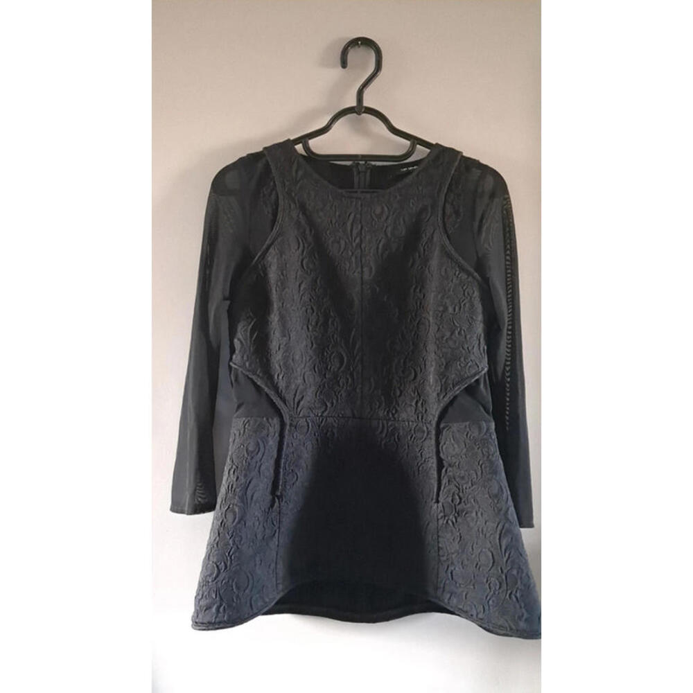The kooples black formal smart top large